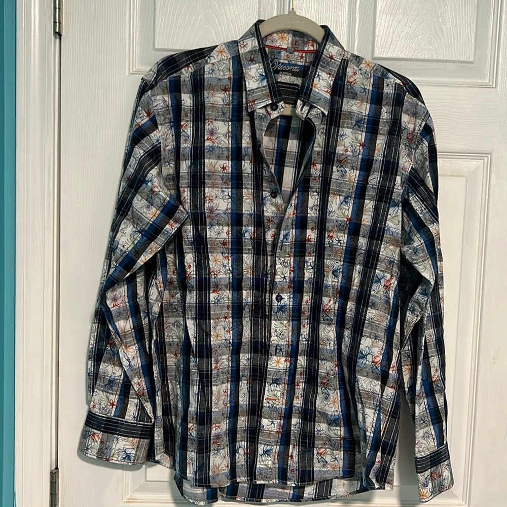 Visconti floral button down